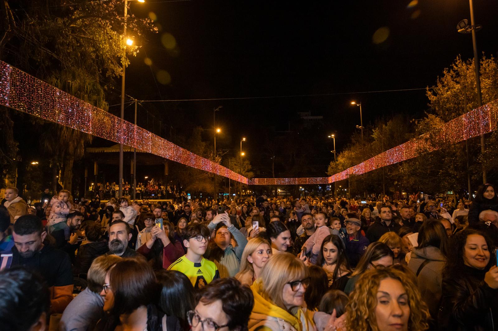 El encendido de las luces de Navidad de Orihuela, en imágenes