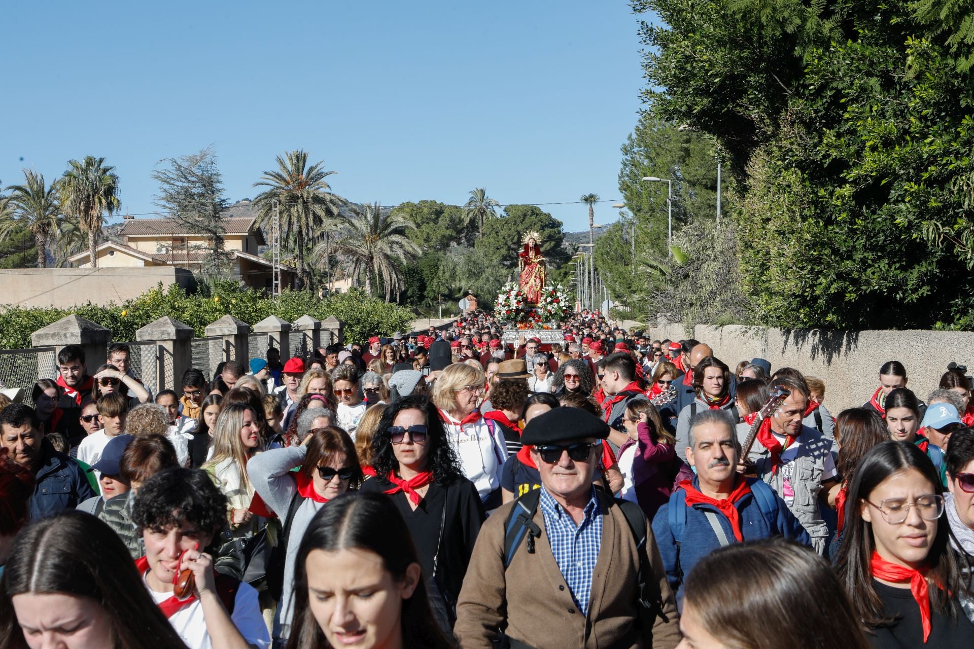 Romería de Santa Eulalia de Mérida en Totana, en imágenes