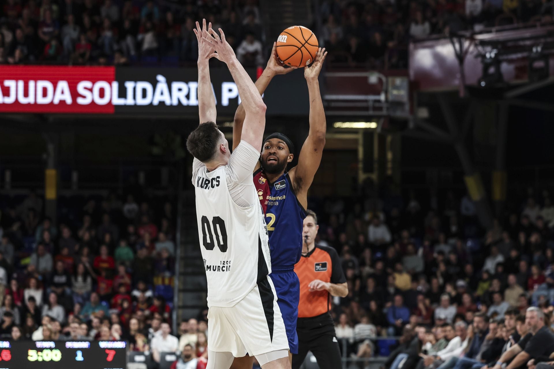 La derrota del UCAM Murcia en el Palau ante el Barça, en imágenes