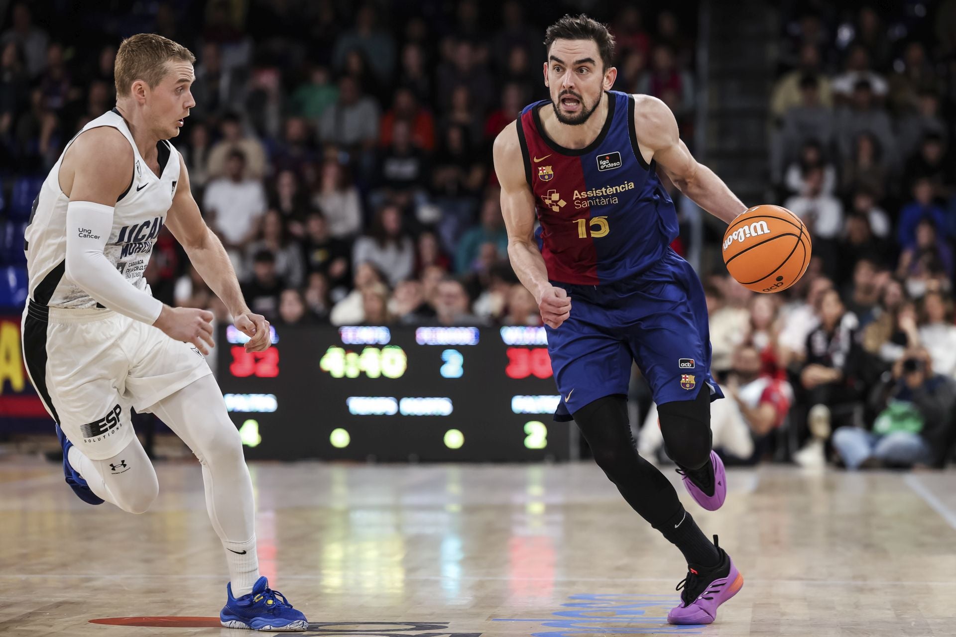 La derrota del UCAM Murcia en el Palau ante el Barça, en imágenes