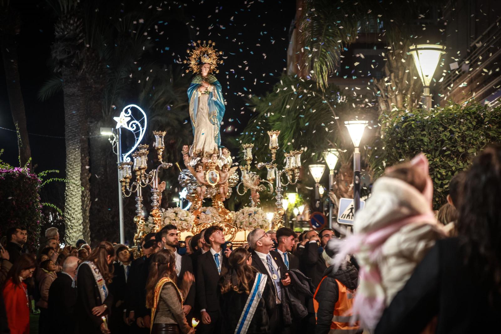 Las imágenes de la procesión de la Purísima en Torrevieja