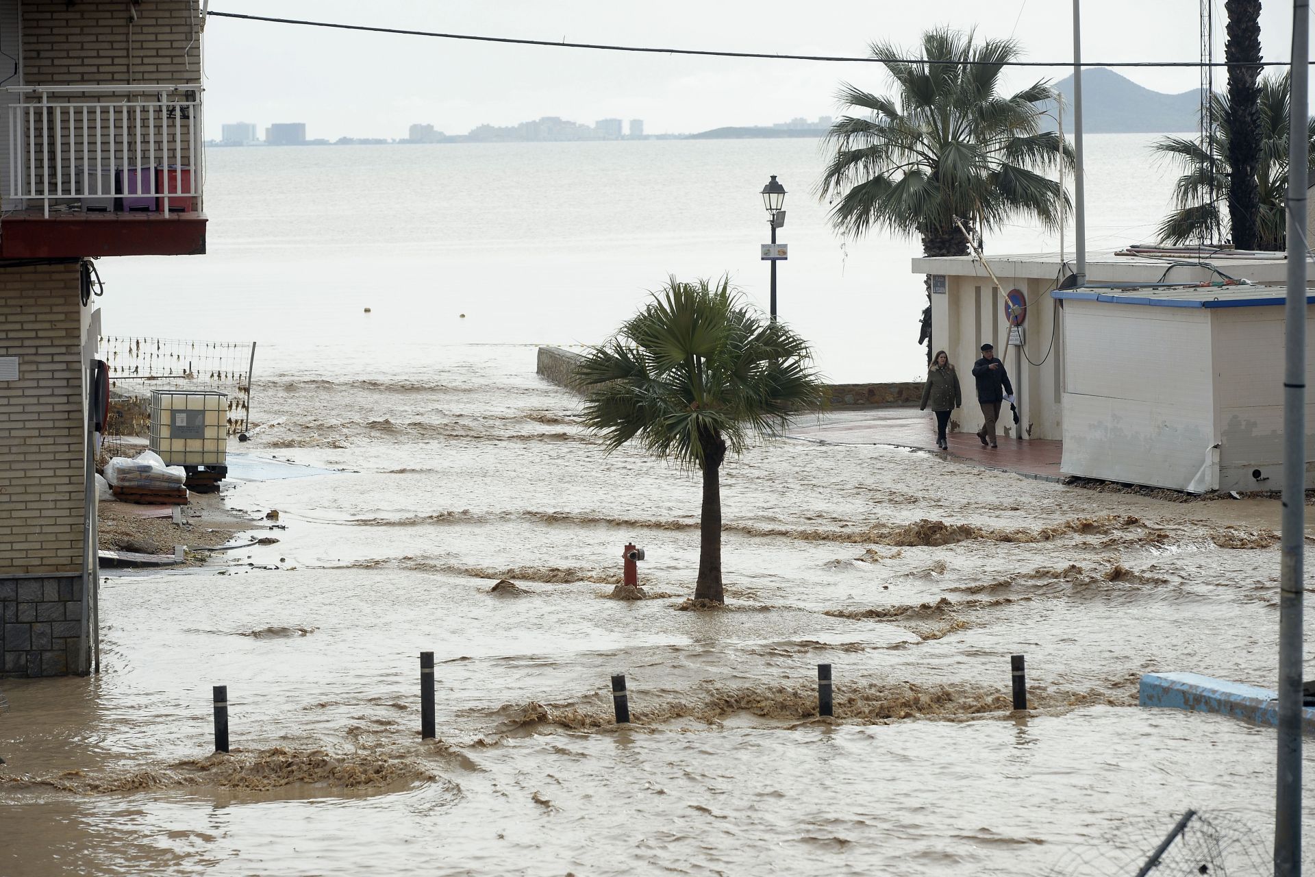 Imagen de archivo de una inundación en Los Alcázares en 2020.