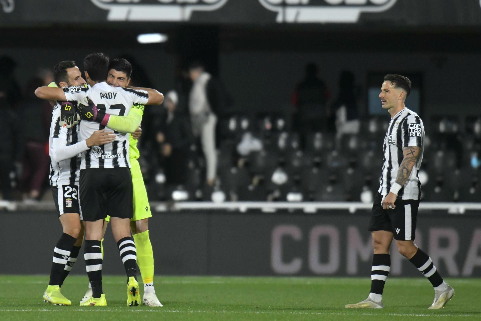 Las imágenes de la victoria del Cartagena frente al Sporting (1-0)