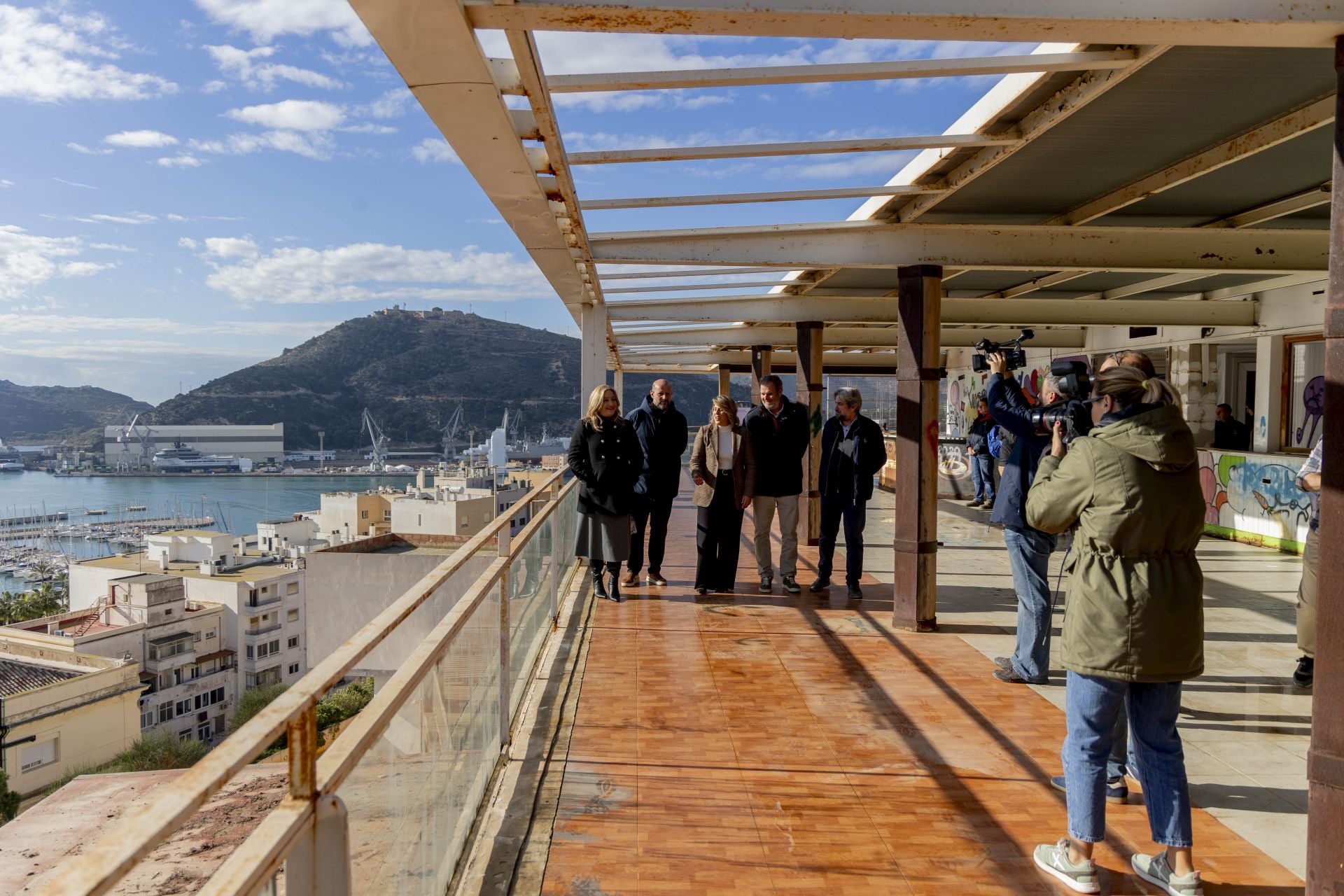 La presentación del proyecto de rehabilitación del Parque Torres de Cartagena, en imágenes