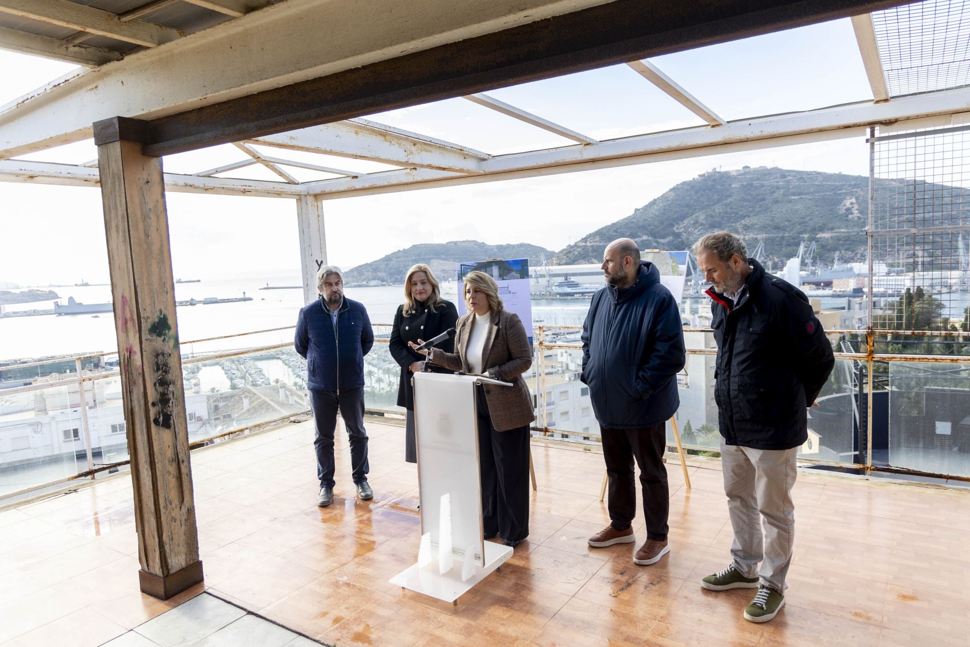 La presentación del proyecto de rehabilitación del Parque Torres de Cartagena, en imágenes
