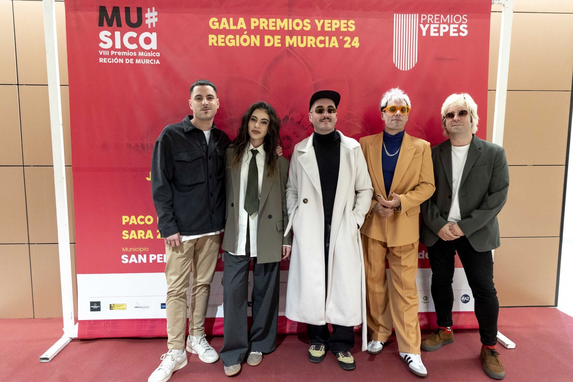 La alfombra roja de los Premios Yepes de la Música, en imágenes