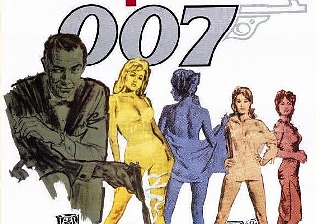 Imagen detalle de las películas de James Bond.