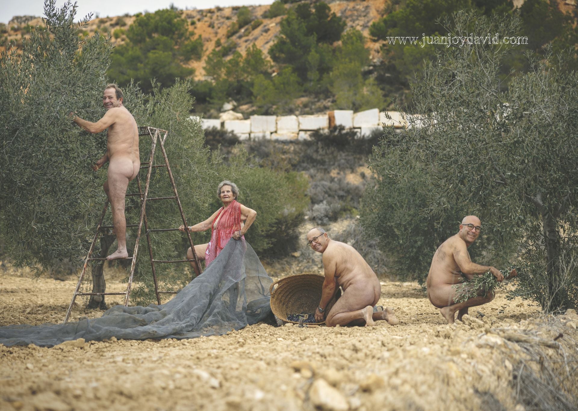 El calendario de desnudos de la pedanía murciana Peña Zafra de Abajo, en imágenes