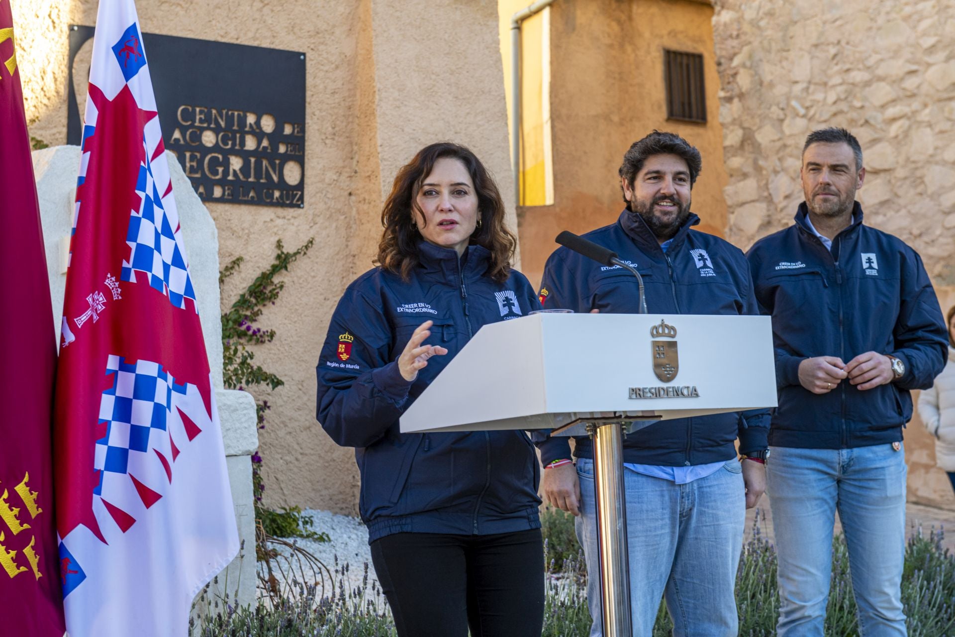 La visita de Díaz Ayuso y López Miras a Caravaca de la Cruz, en imágenes