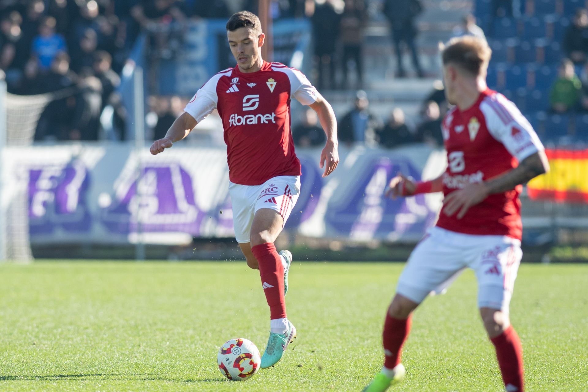 El empate del Real Murcia frente al Fuenlabrada, en imágenes