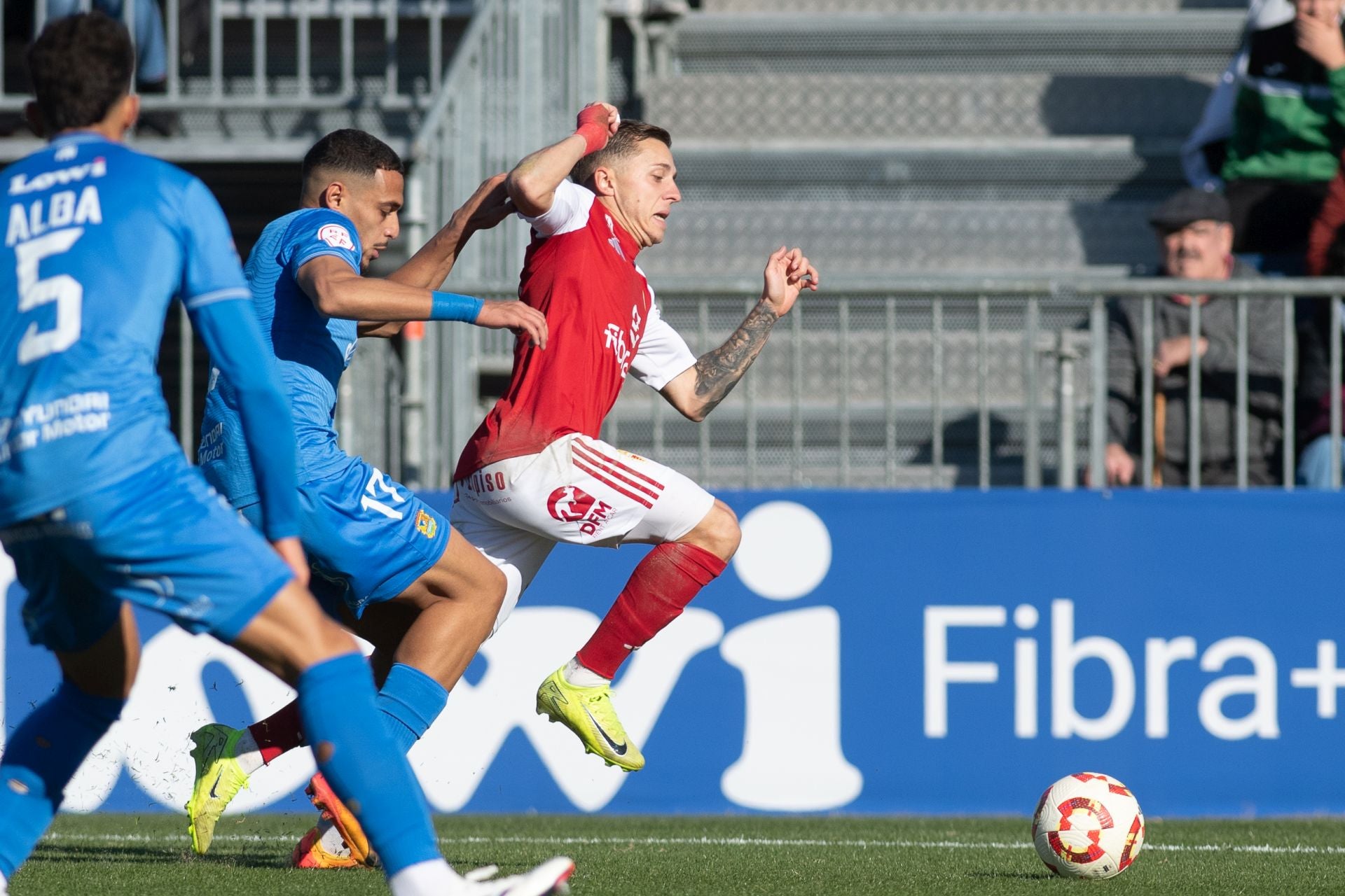 El empate del Real Murcia frente al Fuenlabrada, en imágenes