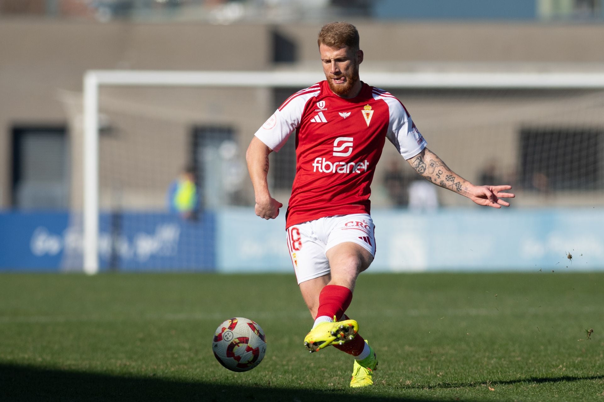 El empate del Real Murcia frente al Fuenlabrada, en imágenes