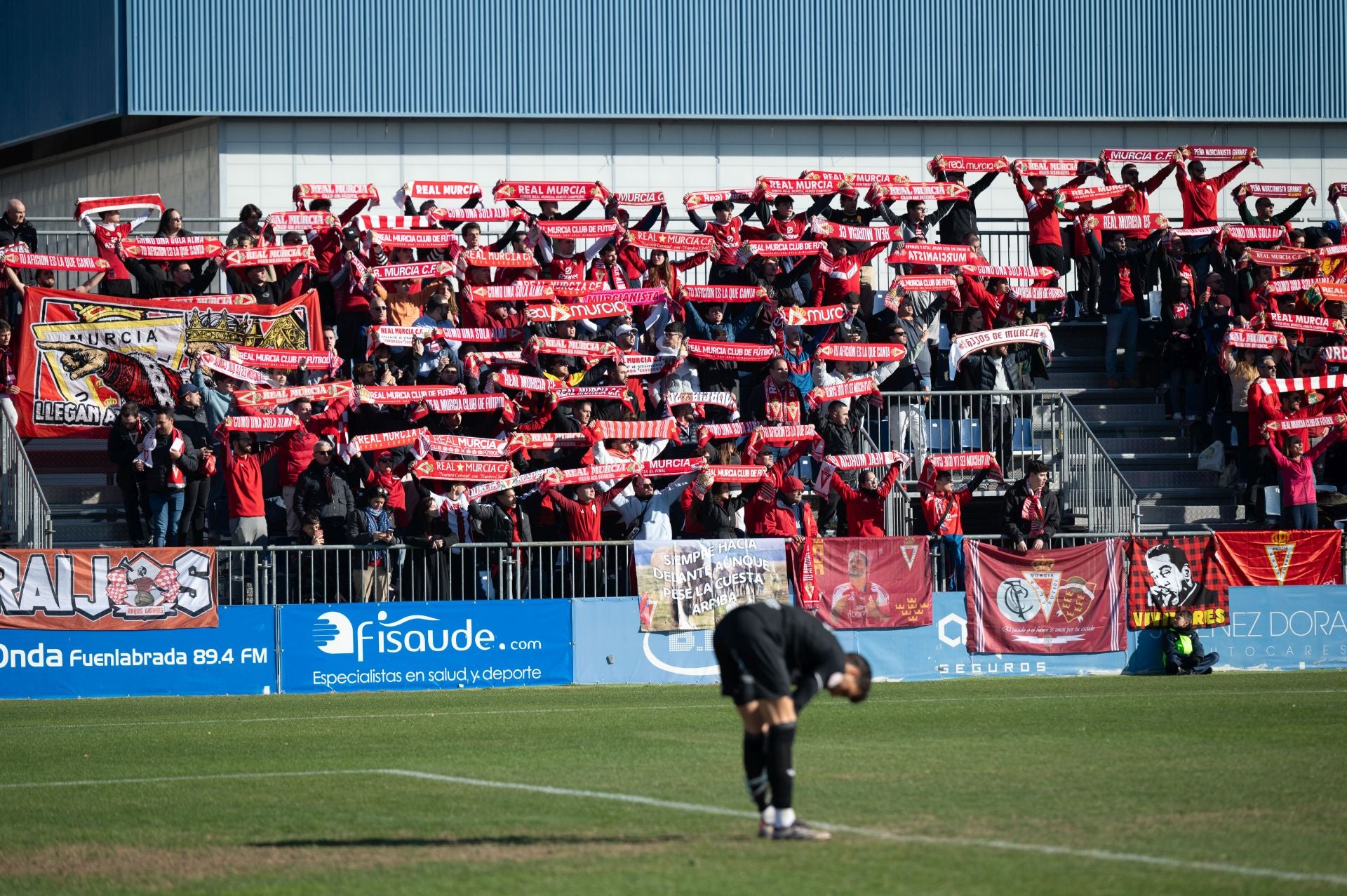 El empate del Real Murcia frente al Fuenlabrada, en imágenes