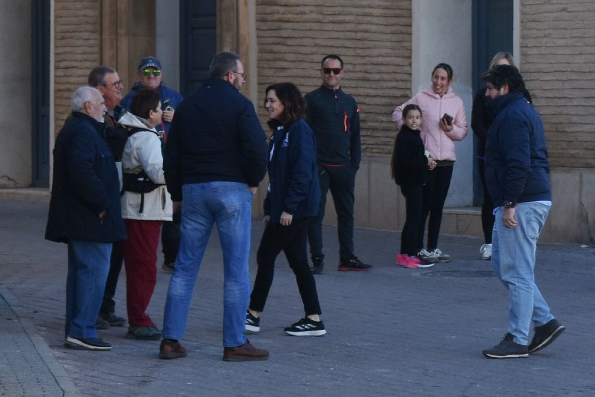 Imágenes de la visita de Díaz Ayuso - I Centro de Acogida