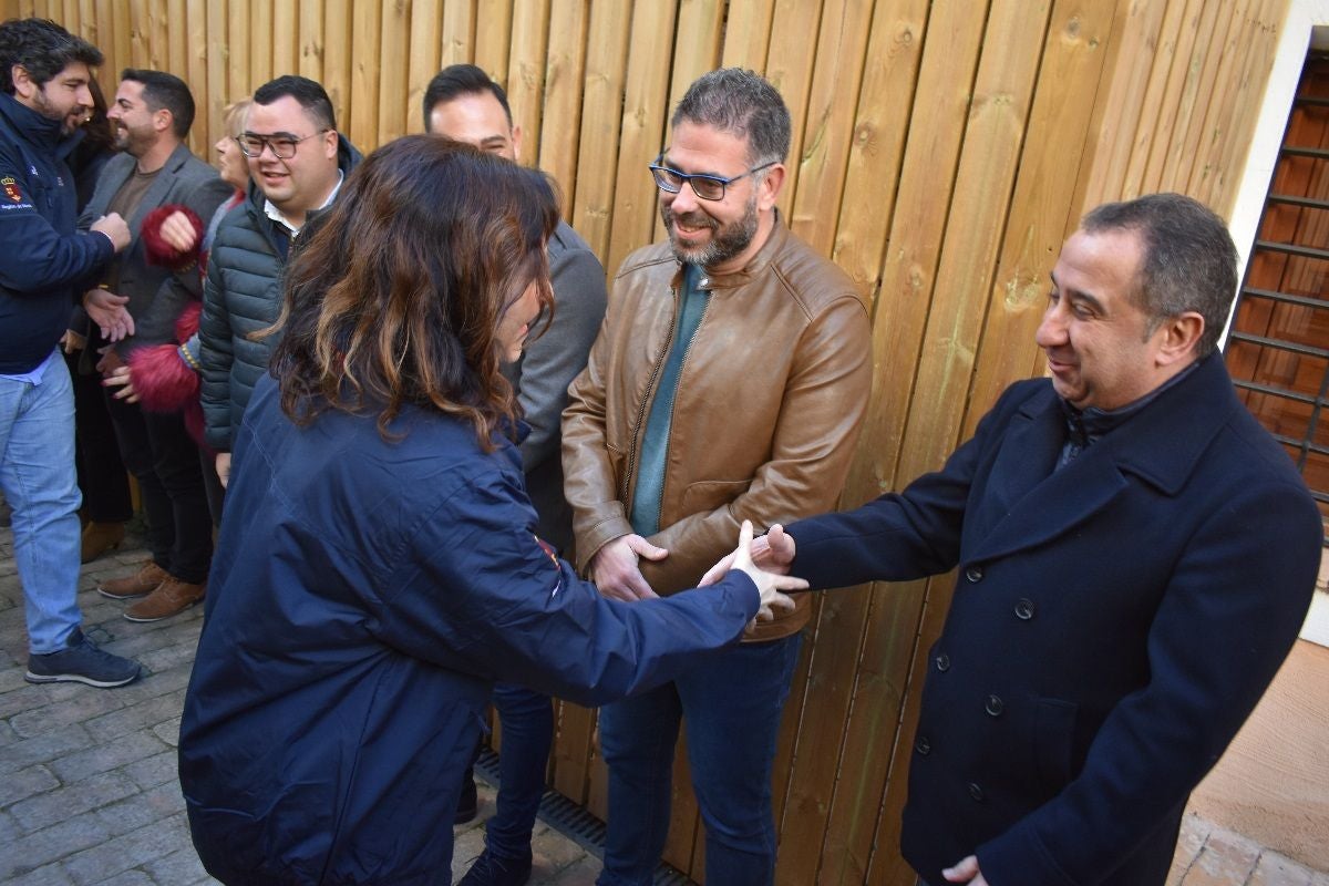 Imágenes de la visita de Díaz Ayuso - I Centro de Acogida