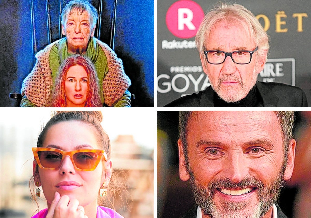 María Galiana y Lucía Quintana, madre e hija en 'La reina de la belleza de Leenane'; José Sacristán, Mercedes Luján y Fernando Tejero.