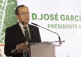 José García, presidente de Agrupal, durante la Gala I Premios Industria Alimentaria.