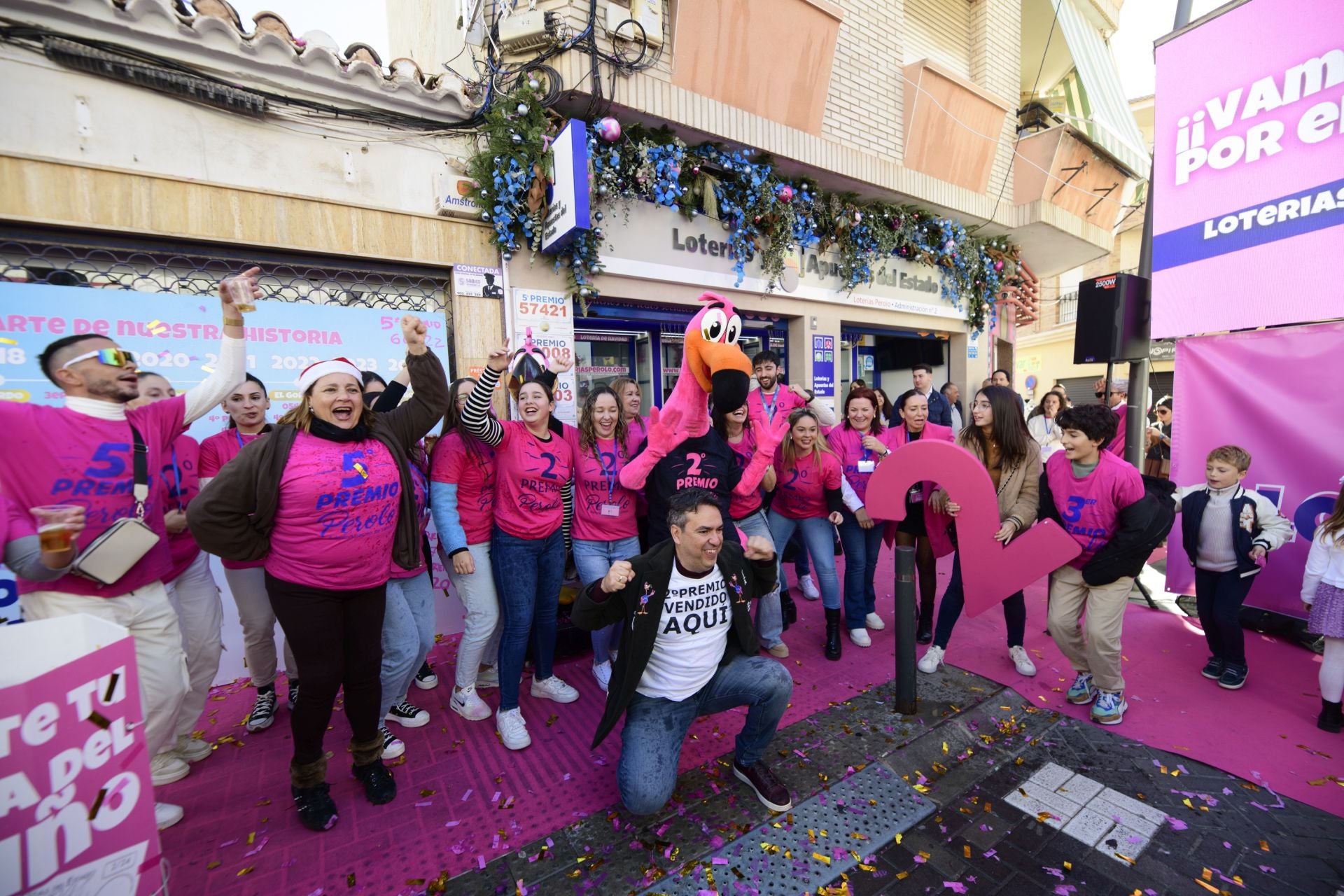 Celebraciones en la Región de Murcia por una esquiva Lotería de Navidad