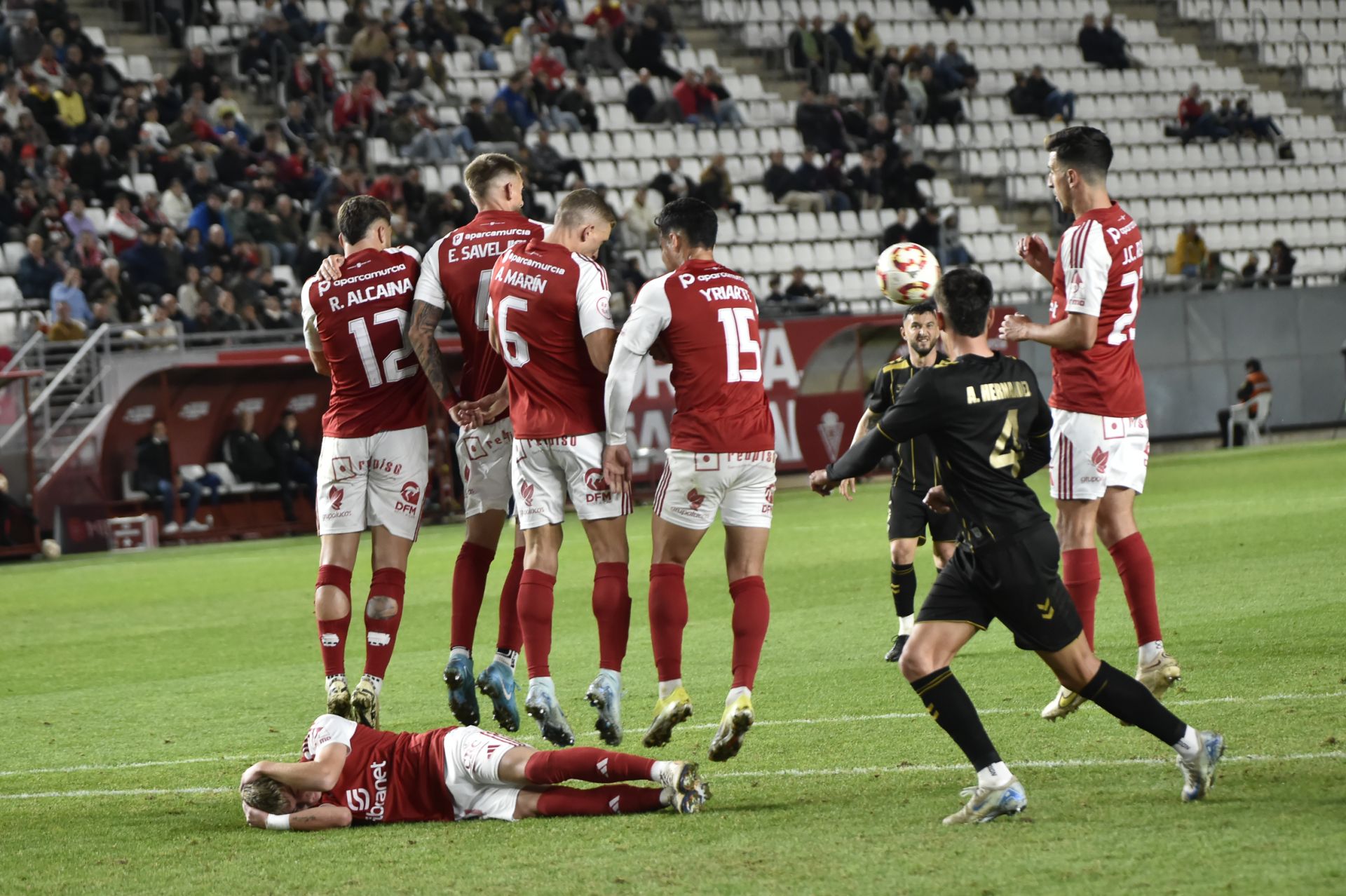 El empate del Real Murcia frente al Intercity, en imágenes