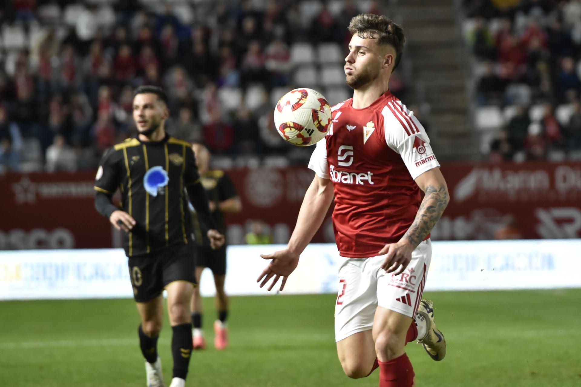 El empate del Real Murcia frente al Intercity, en imágenes