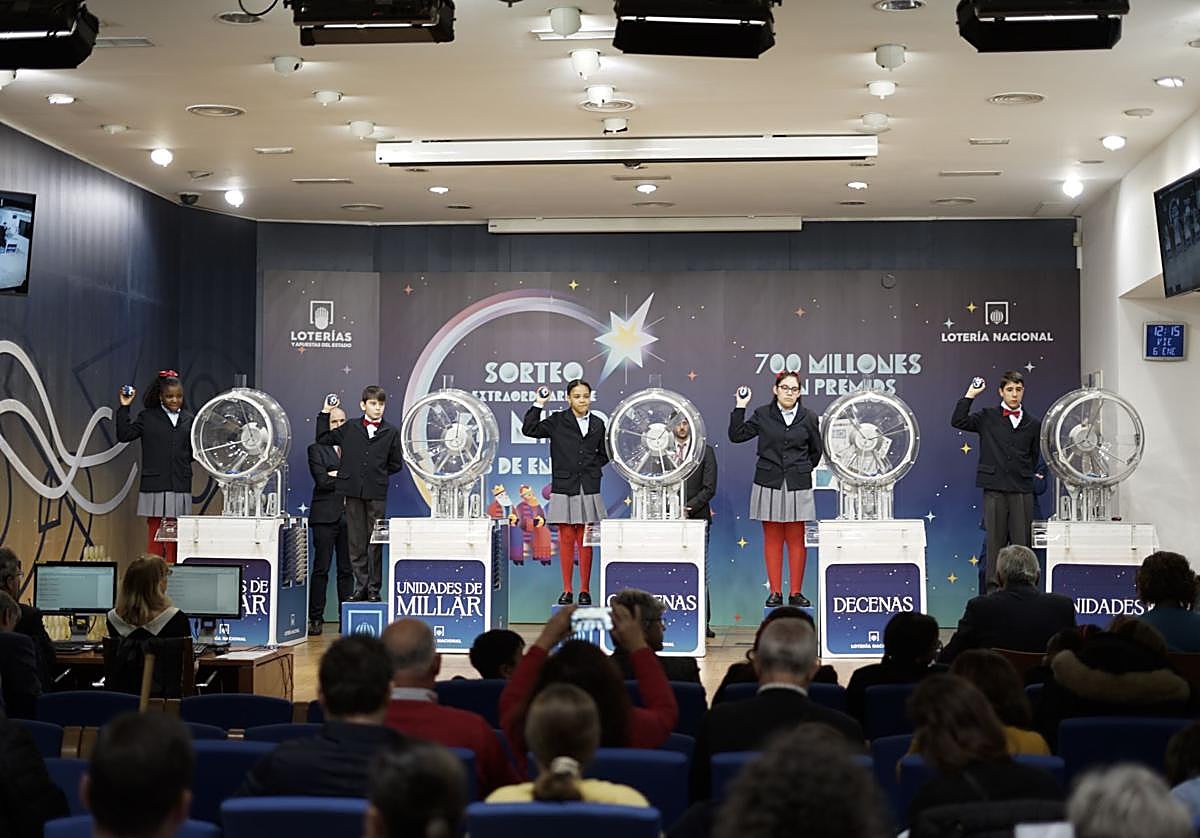 El sorteo de la Lotería del Niño.
