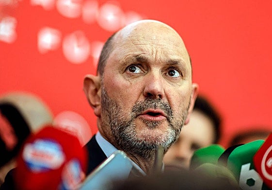 Rafael Louzán, el pasado día 16 de diciembre, tras ganar las elecciones de la federación.