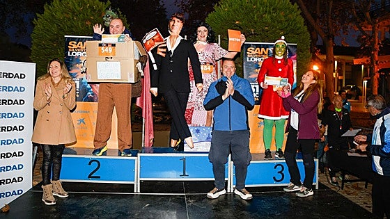 El podio de la San Silvestre de Lorca 2024, en imágenes