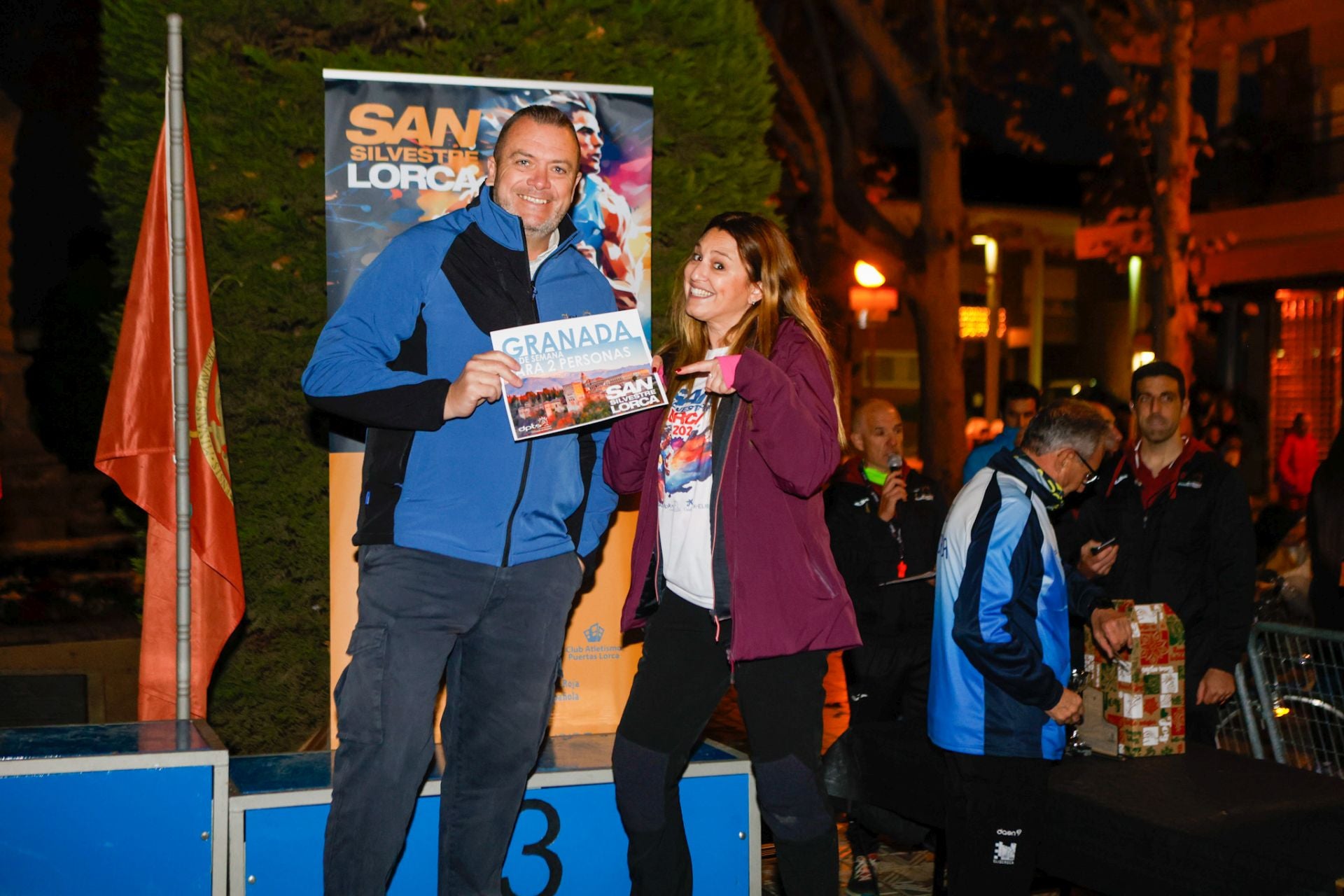 El podio de la San Silvestre de Lorca 2024, en imágenes
