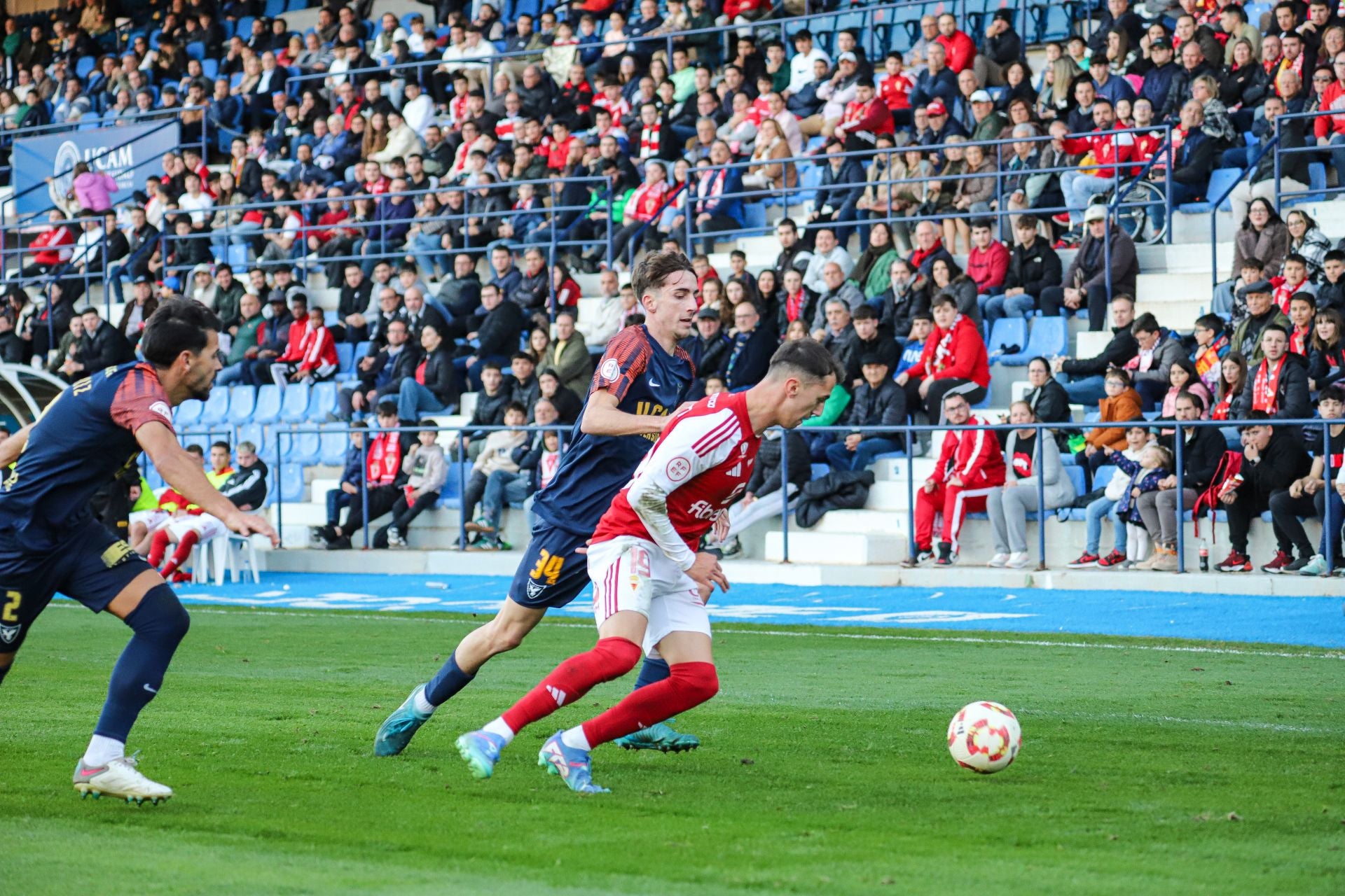 El partido benéfico entre Real Murcia y UCAM, en imágenes