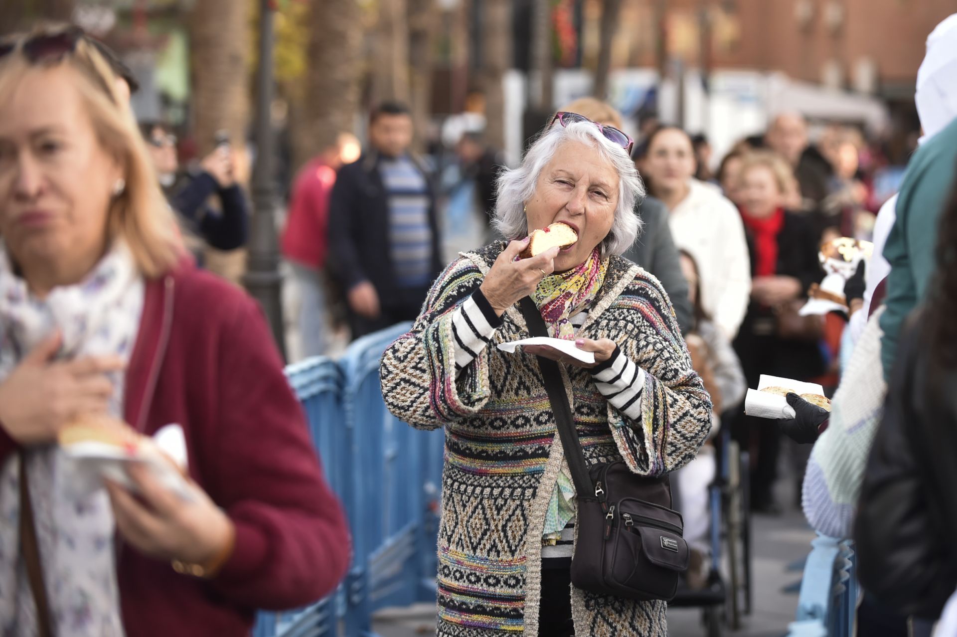 Un roscón de Reyes de 155 metros en Molina de Segura