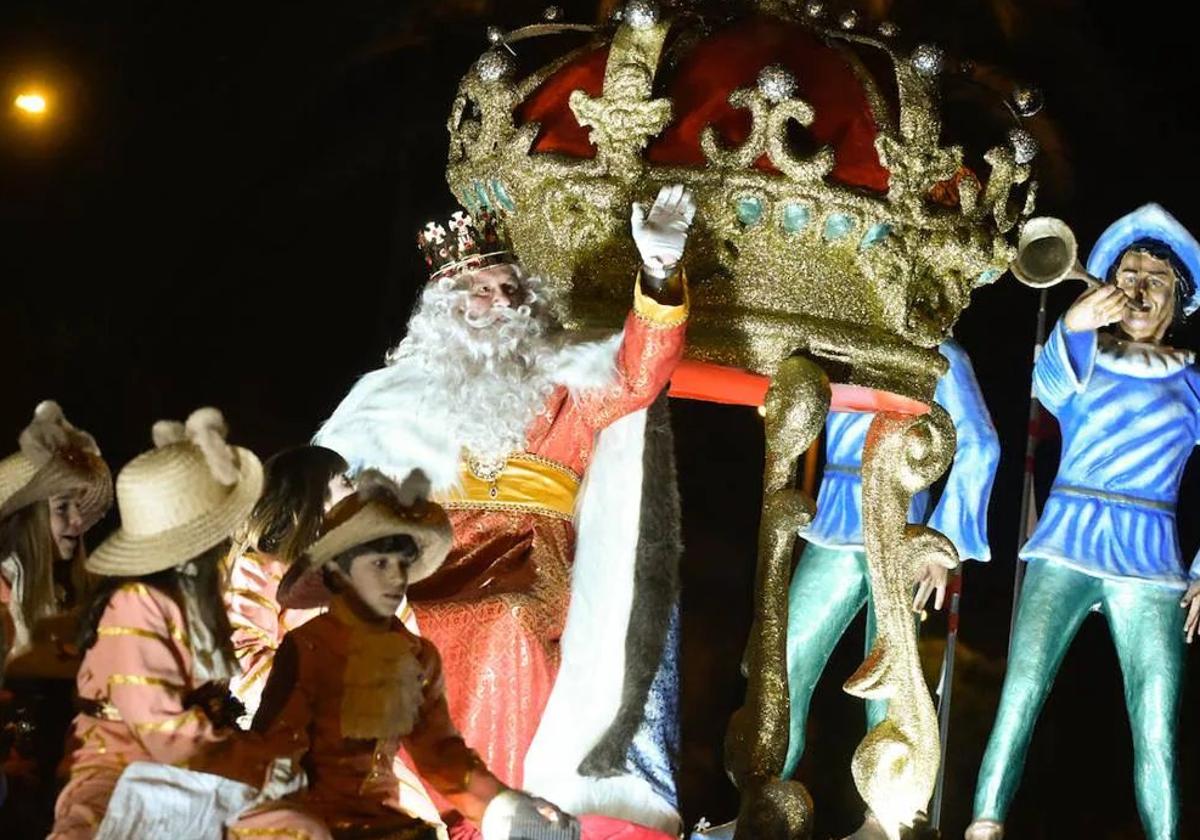 La cabalgata de los Reyes Magos en Murcia, en una imagen de archivo.