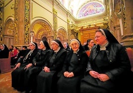 Las monjas benedictinas, en la Fuensanta.