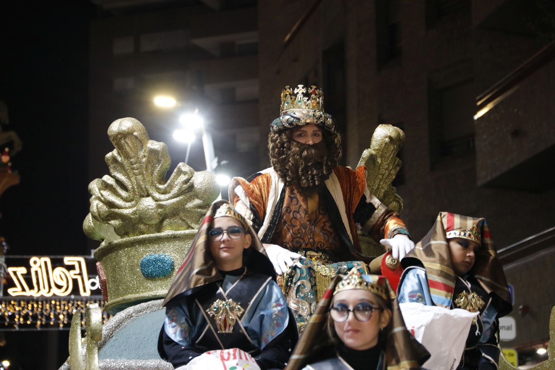 Las imágenes de la cabalgata de los Reyes Magos en Lorca