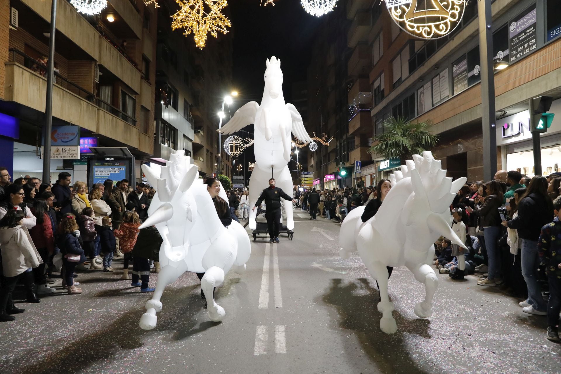 Las imágenes de la cabalgata de los Reyes Magos en Lorca