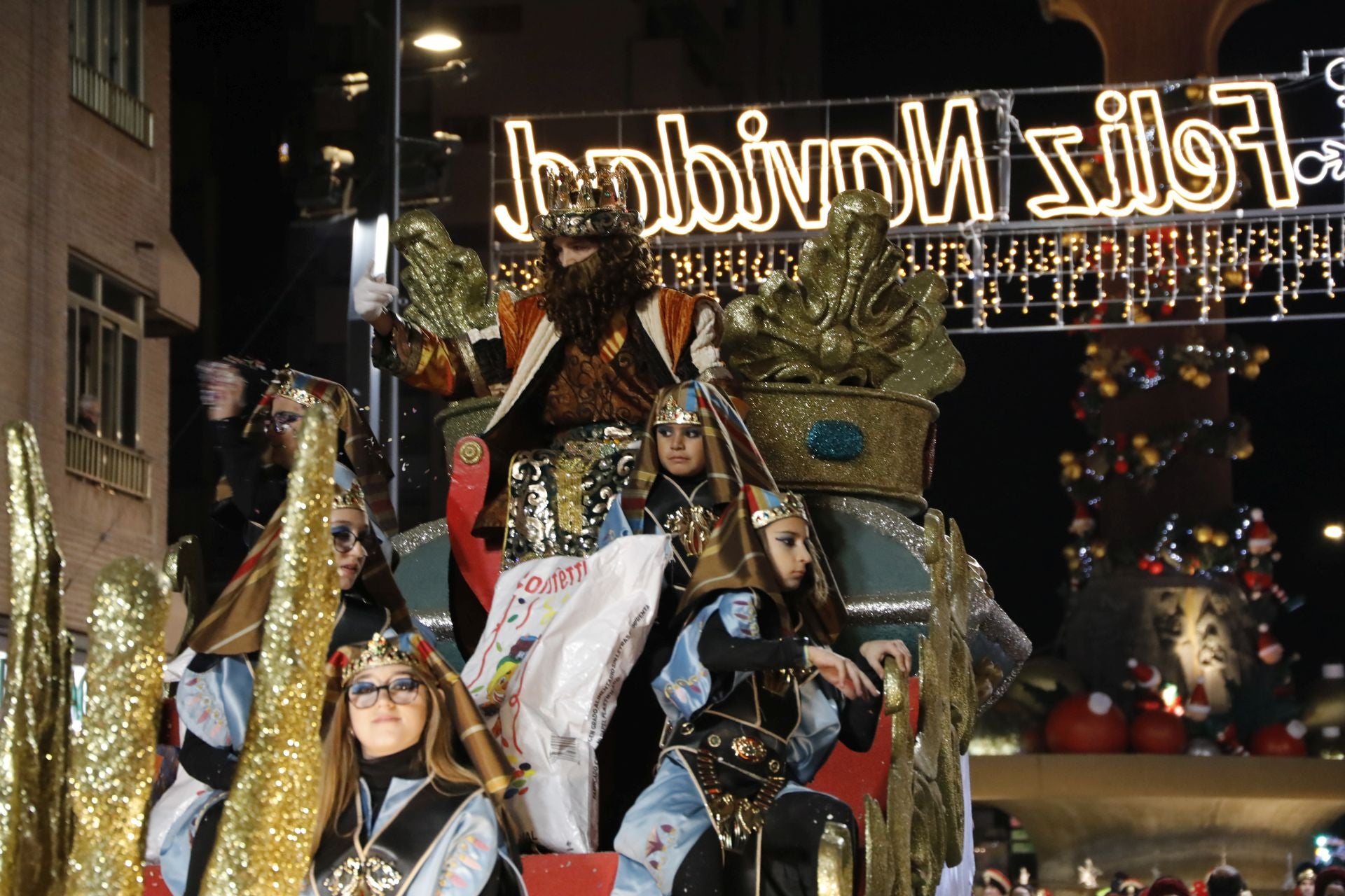 Las imágenes de la cabalgata de los Reyes Magos en Lorca