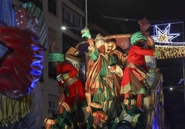 La cabalgata de los Reyes Magos en Cartagena, en imágenes