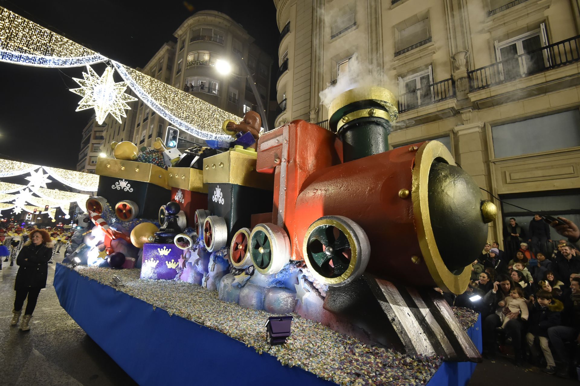 La cabalgata de los Reyes Magos en Murcia, en imágenes