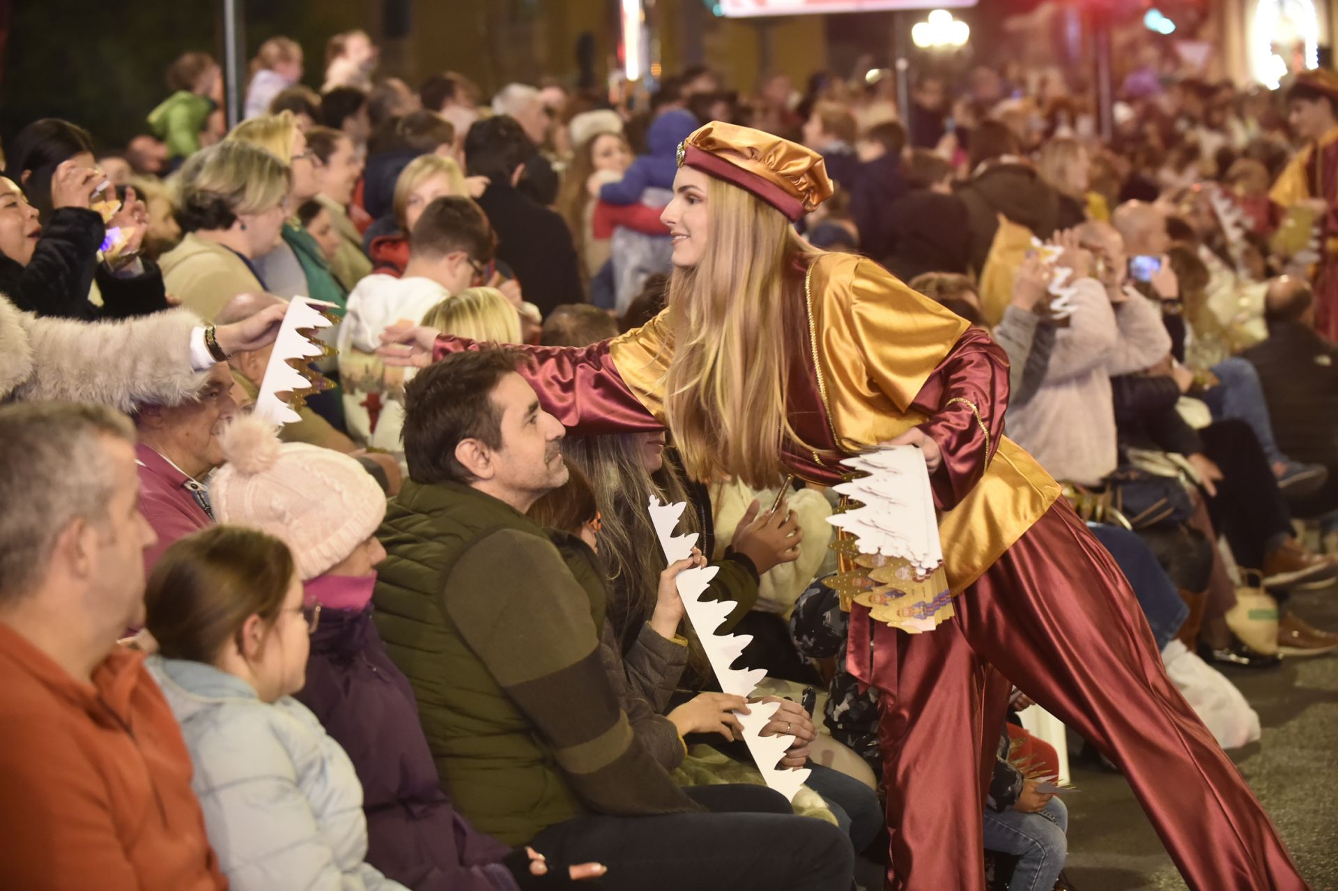 La cabalgata de los Reyes Magos en Murcia, en imágenes