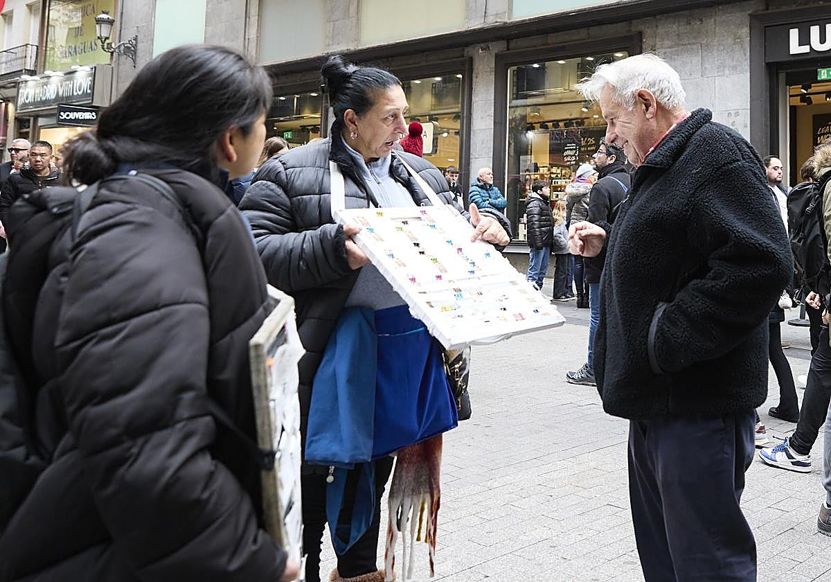 Compras de última hora de la Lotería del Niño.