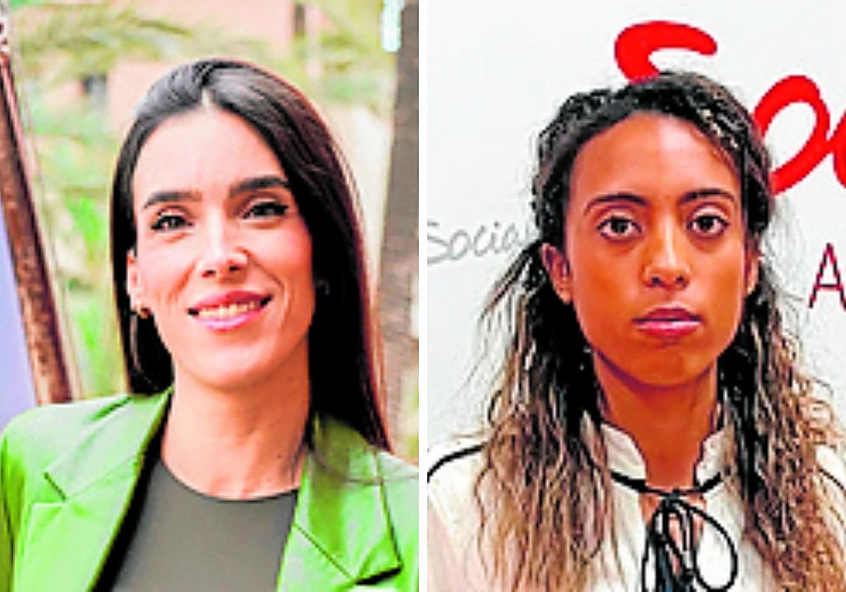 María Cánovas y Rosa Sánchez.