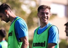 Álex Rubio, en un entrenamiento.