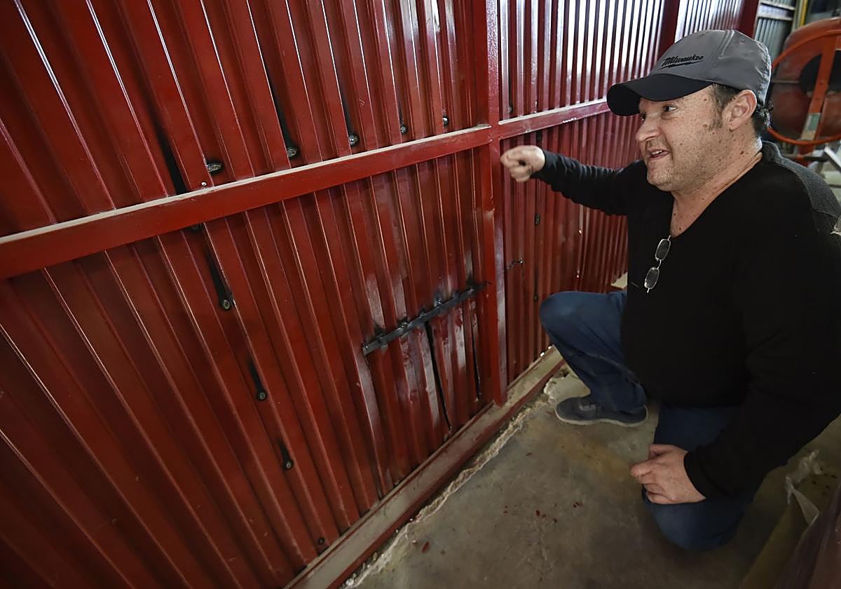 Rubén Robles explica a LA VERDAD cómo accedieron los ladrones a la nave.