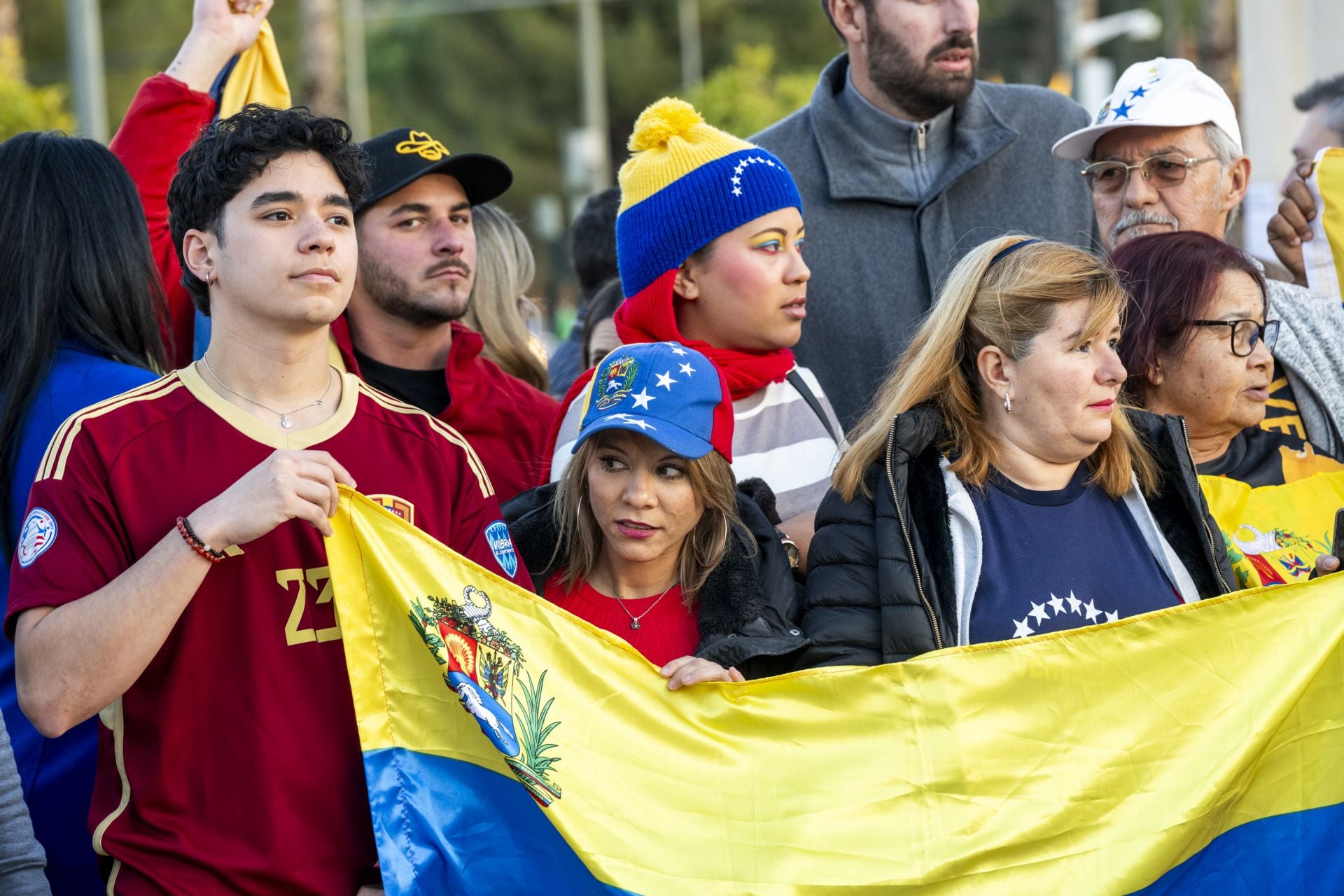 Venezolanos frente a Maduro en Murcia