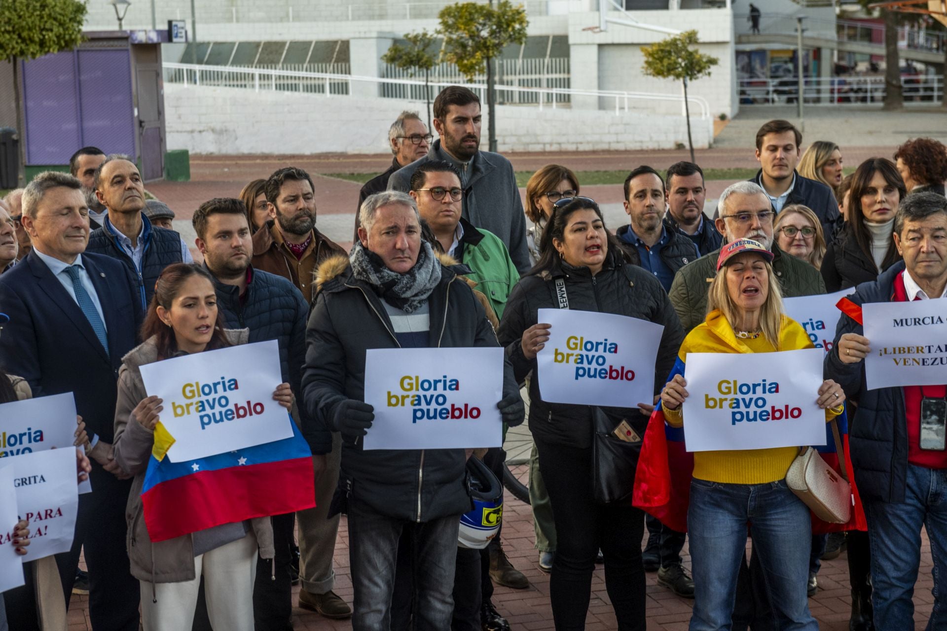 Venezolanos frente a Maduro en Murcia