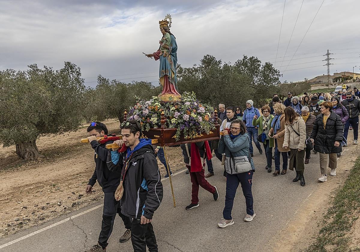 Las imágenes de la romería de la Virgen de la Luz en Cartagena