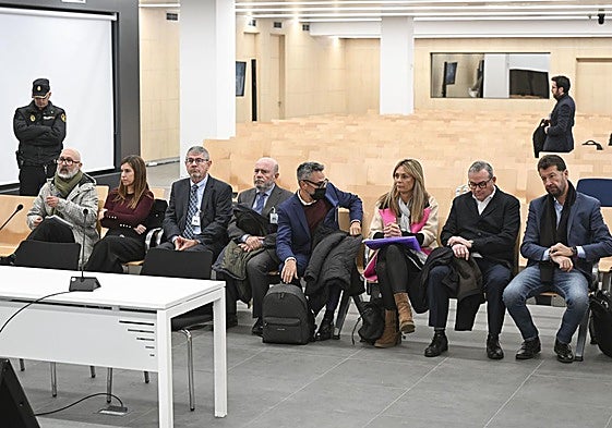 El juicio por la rama murciana de la 'Operación Púnica', este lunes, en la Audiencia Nacional.