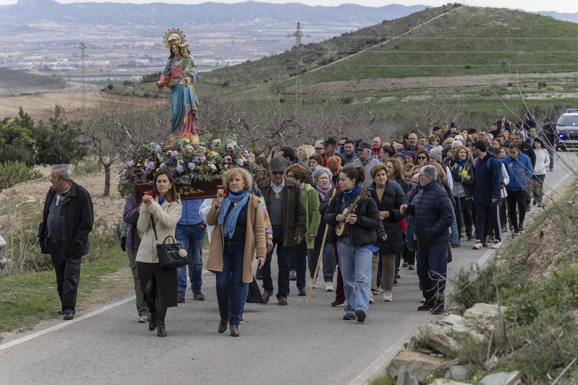 Las imágenes de la romería de la Virgen de la Luz en Cartagena