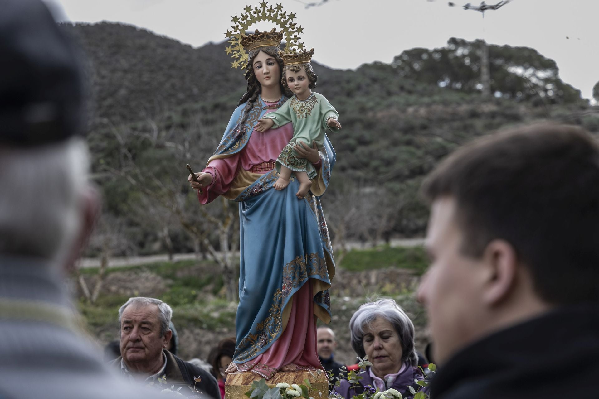 Las imágenes de la romería de la Virgen de la Luz en Cartagena