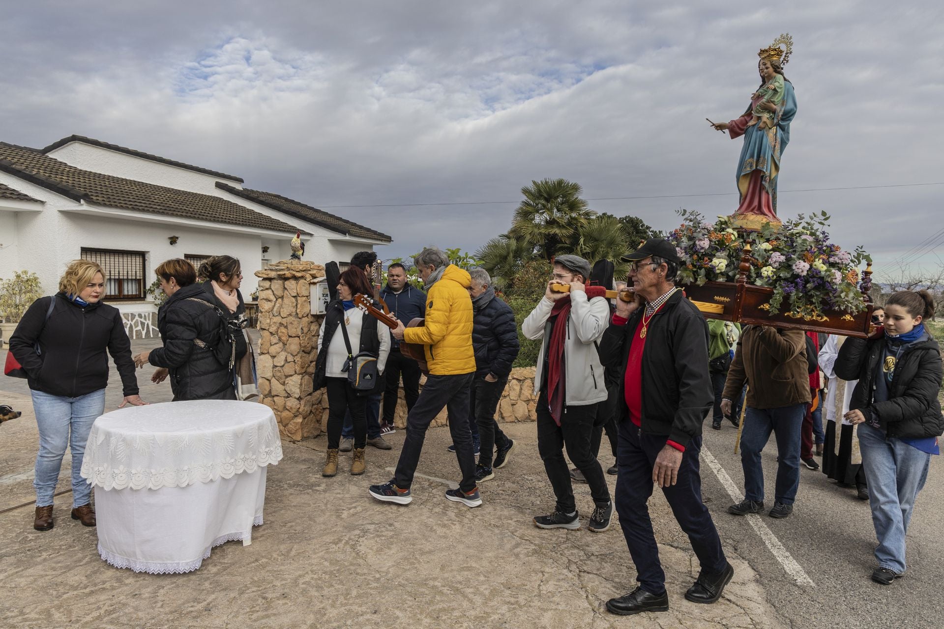 Las imágenes de la romería de la Virgen de la Luz en Cartagena