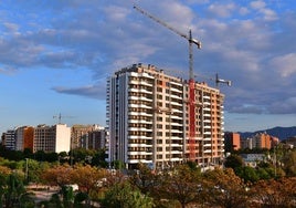 Construcción de viviendas en Murcia en una imagen de archivo.